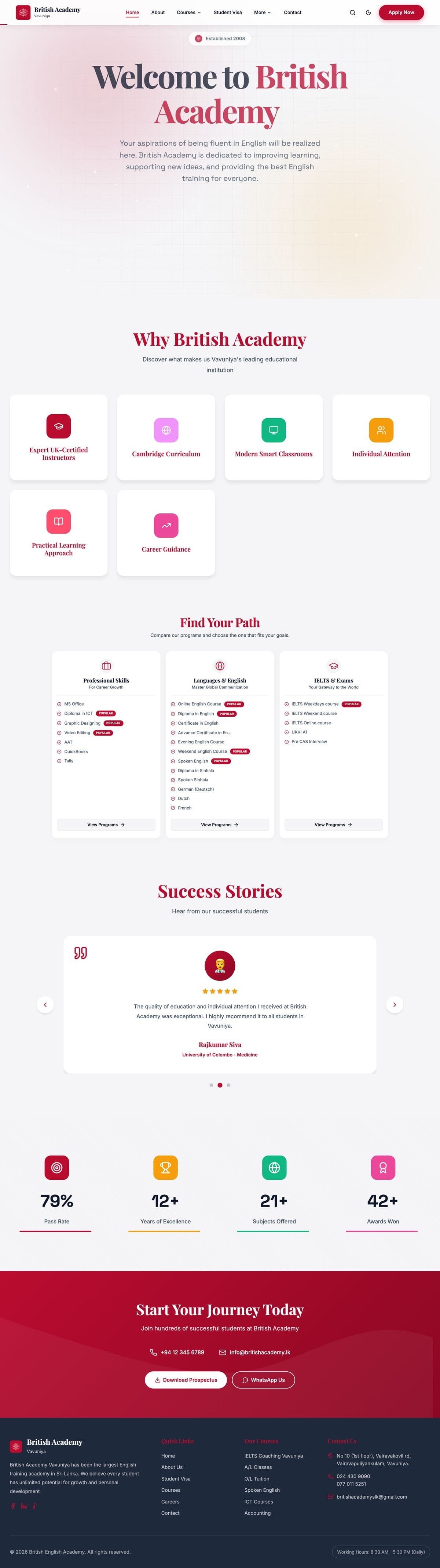 British Academy — full page