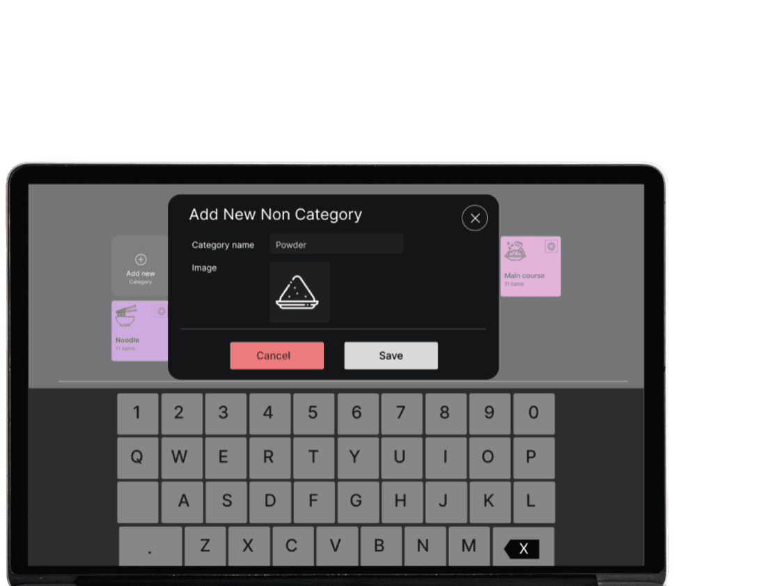 Accron POS — Electronics-shop billing screen