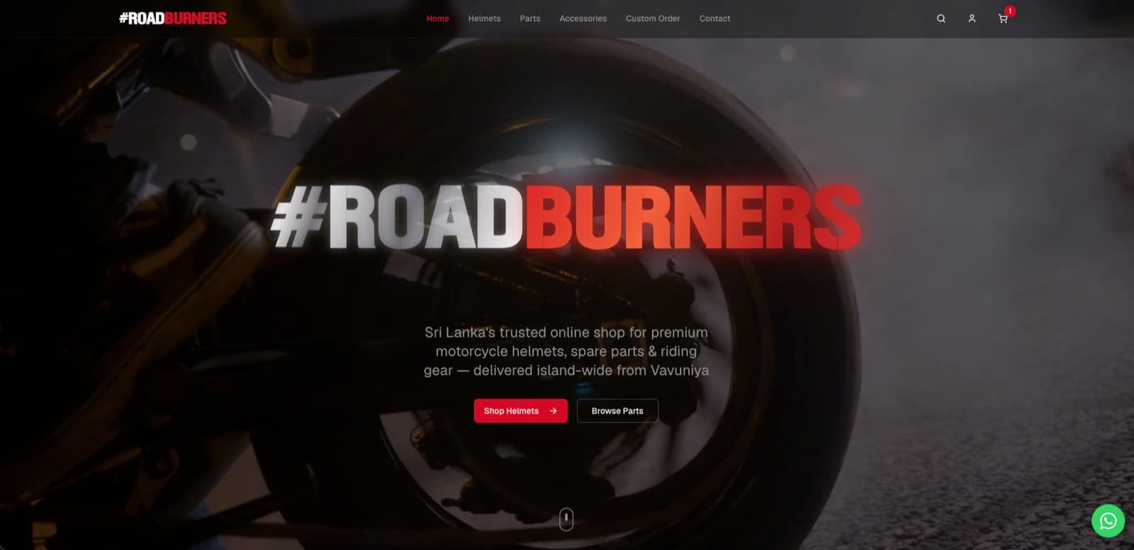 RoadBurners — Featured products with sale pricing