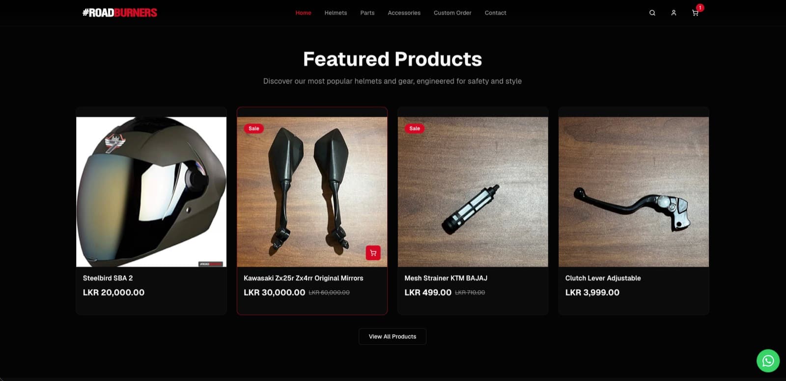 RoadBurners — Catalogue by category