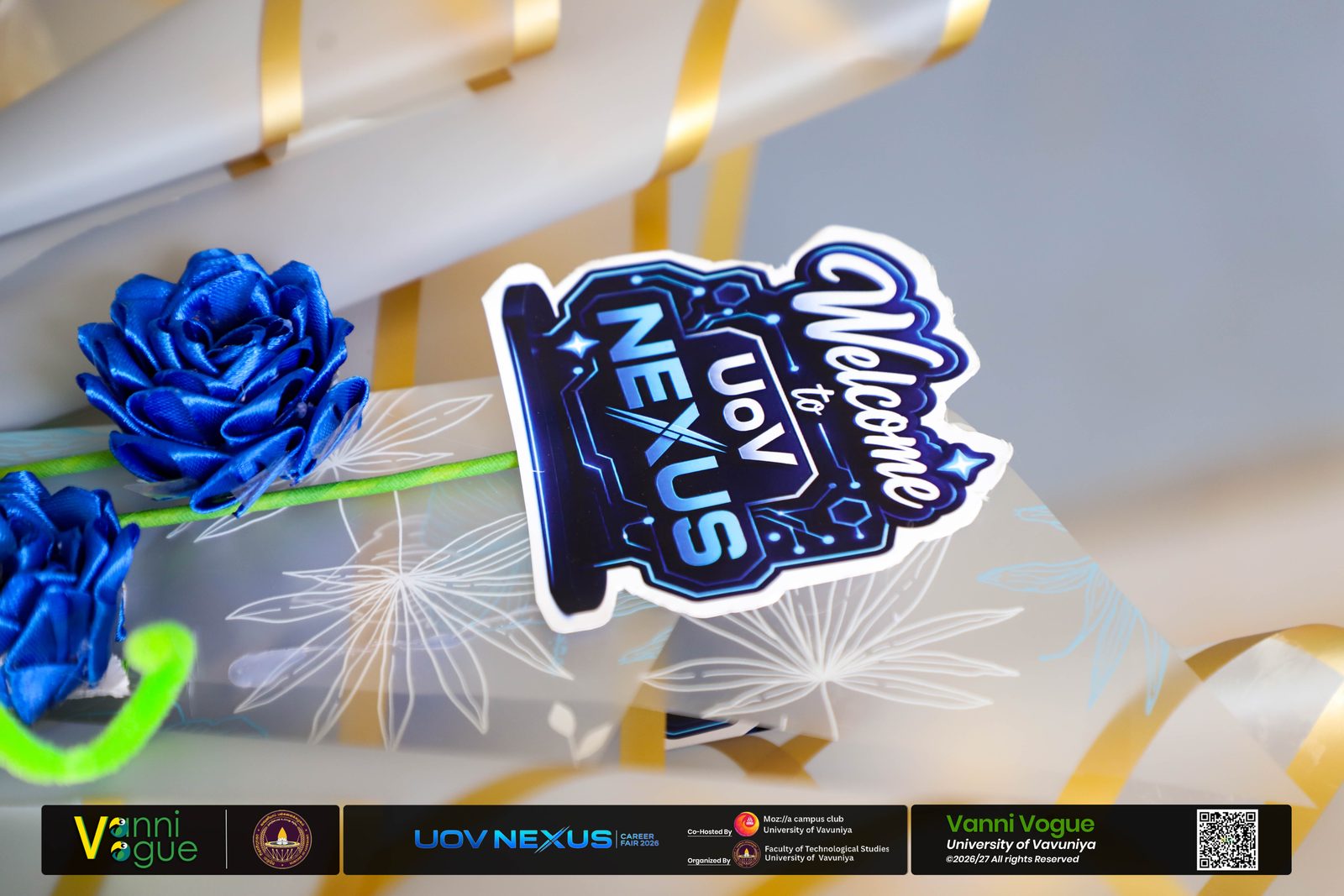Welcome to UoV NEXUS Career Fair 2026 decoration at the University of Vavuniya